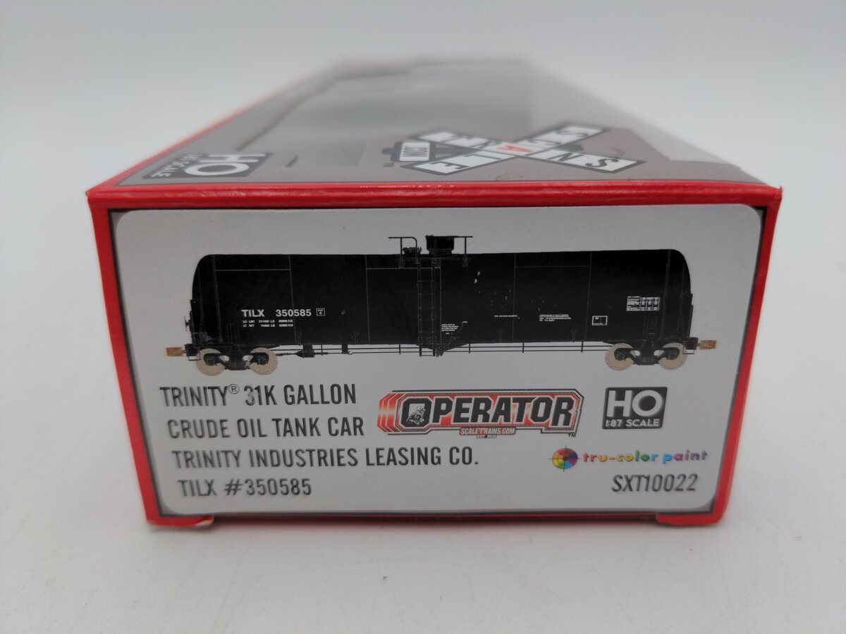Scale Trains SXT10022 HO TILX Trinity Rail 31,000 Crude Oil Tank Car #350585