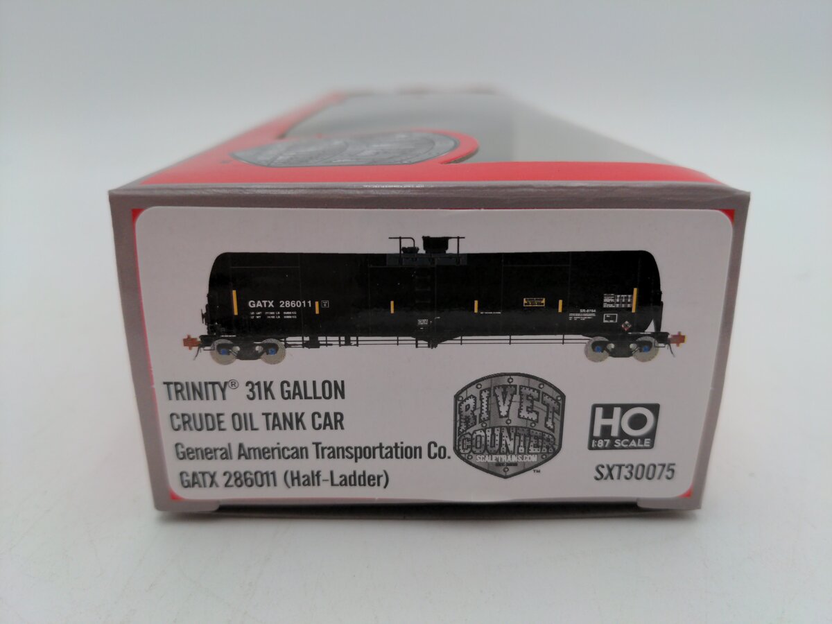 Scale Trains SXT30075 HO GATX Trinity Rail 31,000 Crude Oil Tank Car #286011