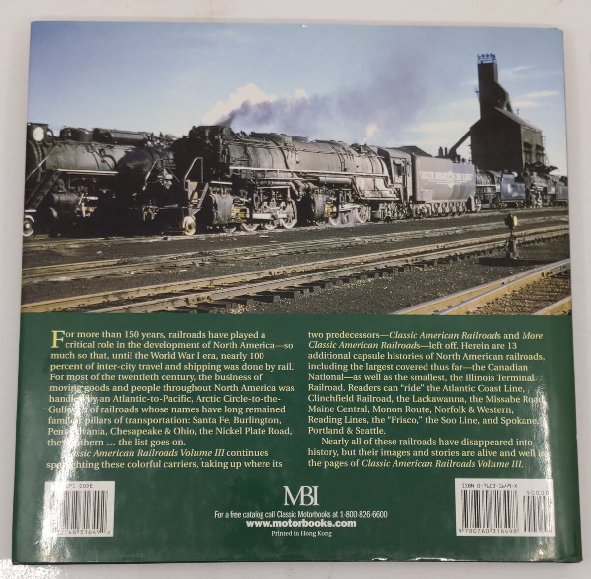 Classic American Railroads Hardcover Book By Mike Schafer VG