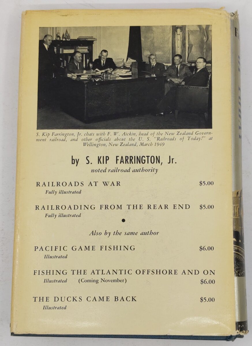 Railroads of Today. Hardcover Book By S. Kip Farrington, Jr.