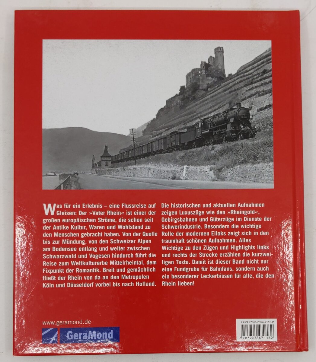 Eisenbahn am Rhein Paperback Book By Michael Beitelsmann, Christian Wenger EX