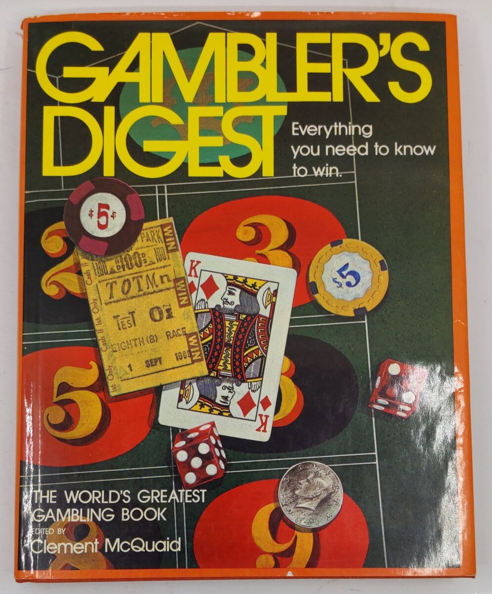 Gambler's Digest  Everything You Need To Win Hardcover Book By Clement McQuaid