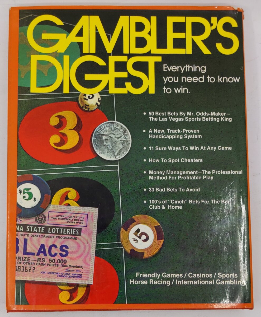 Gambler's Digest  Everything You Need To Win Hardcover Book By Clement McQuaid