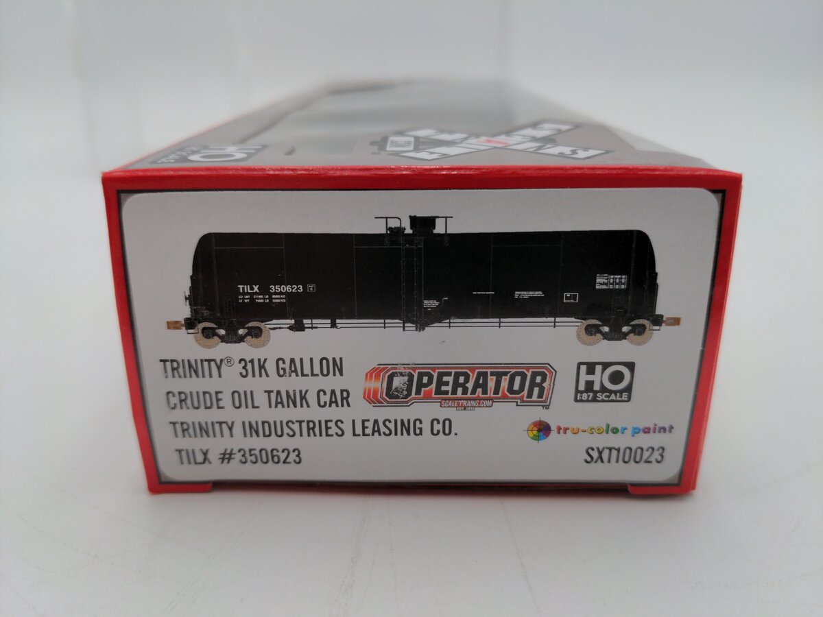 Scale Trains SXT10023 HO TILX Trinity Rail 31,000 Crude Oil Tank Car #350623
