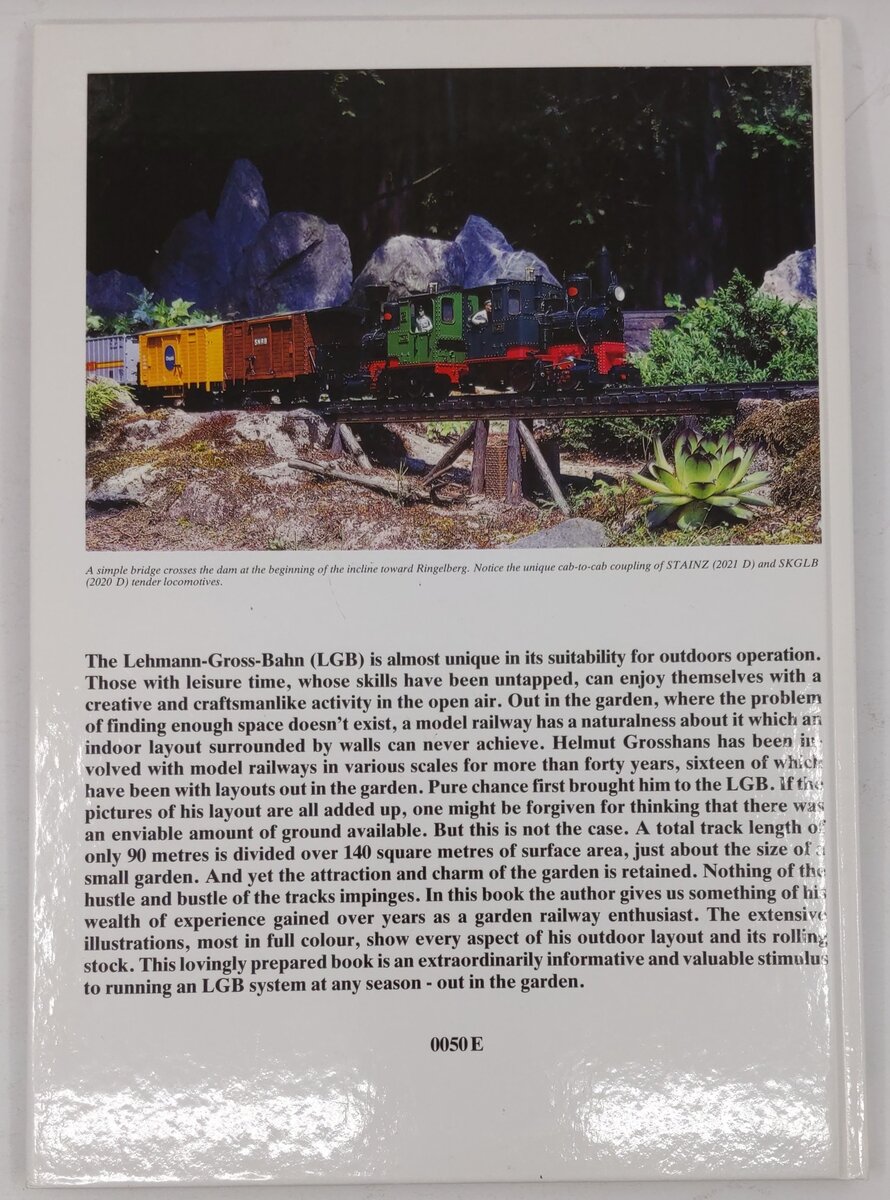Rails in My Garden The Story of an LGB Layout Hardcover Book By Helmut Grosshans EX