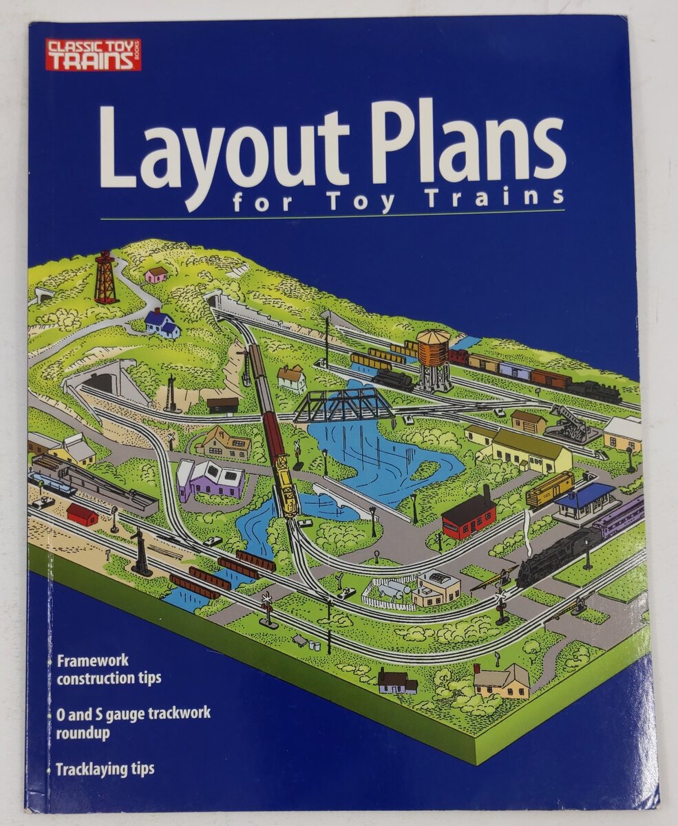Layout Plans for Toy Trains Paperback Book By Kent Johnson VG