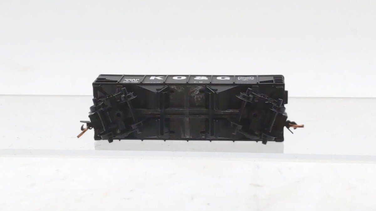 Micro-Trains 05600360 N Kansas Okahoma & Gulf 33' Twin Bay Rib Side Hopper #759 LN/Box