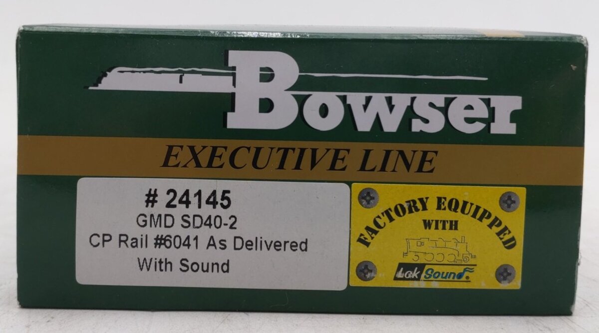 Bowser 24145 HO Canadian Pacific GMD SD40-2 w/LokSound & DCC #6041