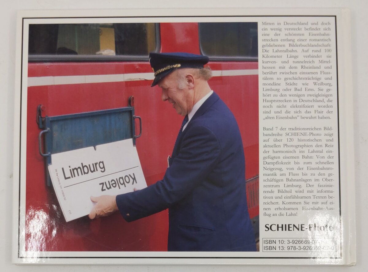 Die Lahntalbahn Hardcover Book By Joachim Seyferth EX