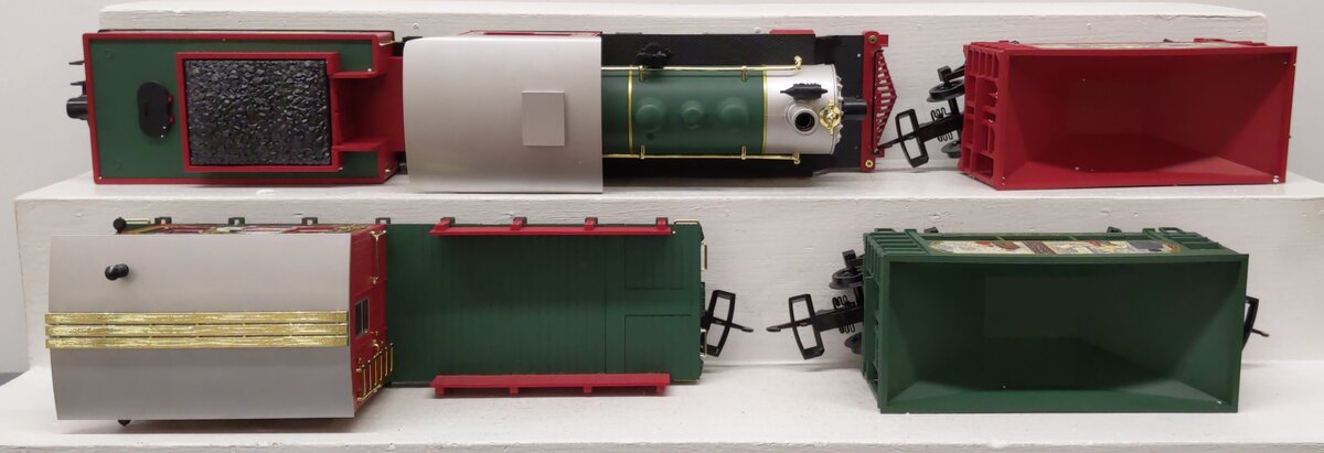Piko 38123 Christmas G Gauge Steam Freight Starter Set with Sound & Smoke EX/Box