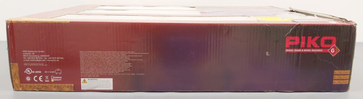 Piko 38123 Christmas G Gauge Steam Freight Starter Set with Sound & Smoke EX/Box