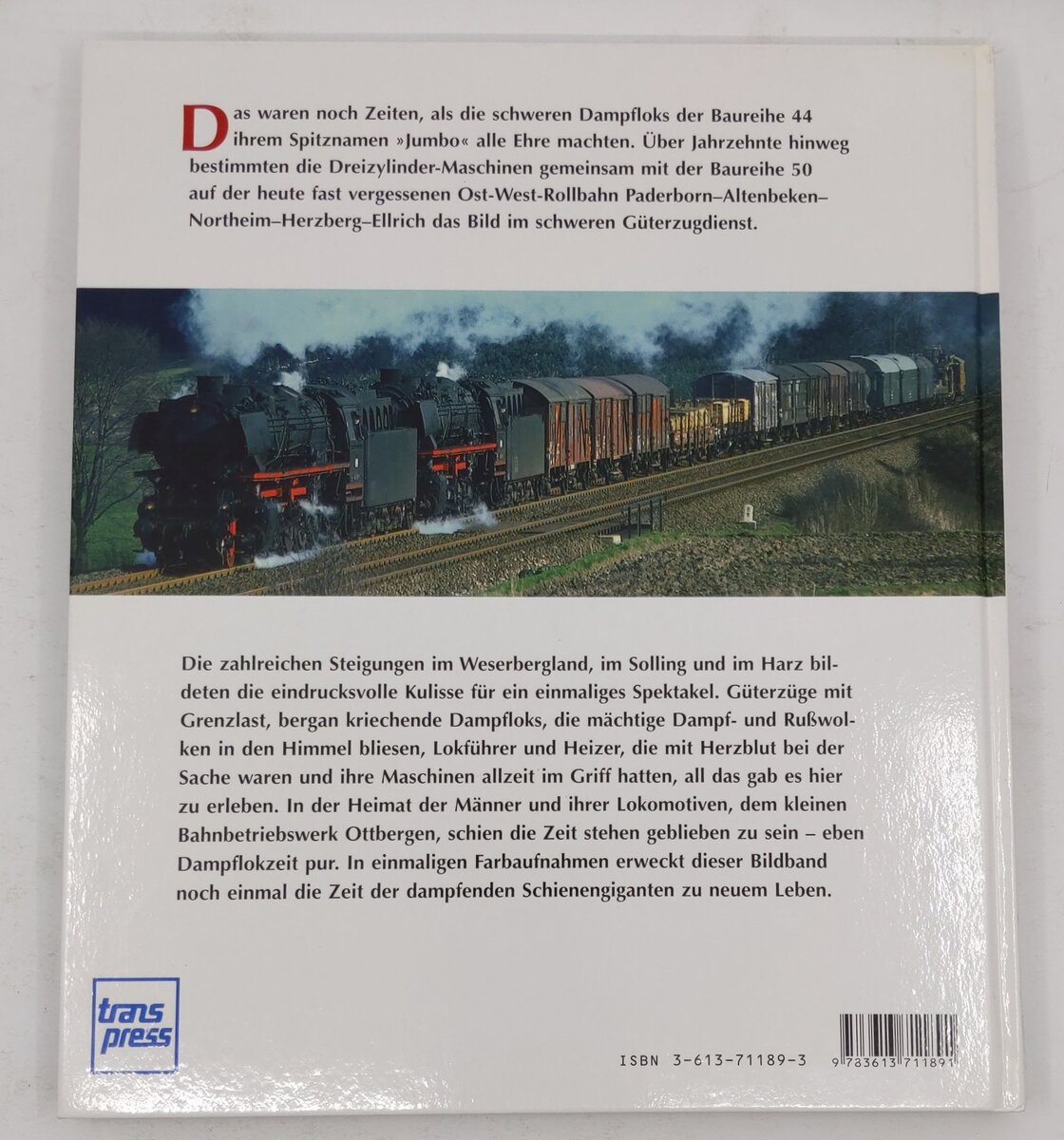 Dampfloks zwischen Harz und Weserbergland Hardcover Book By Udo Paulitz EX