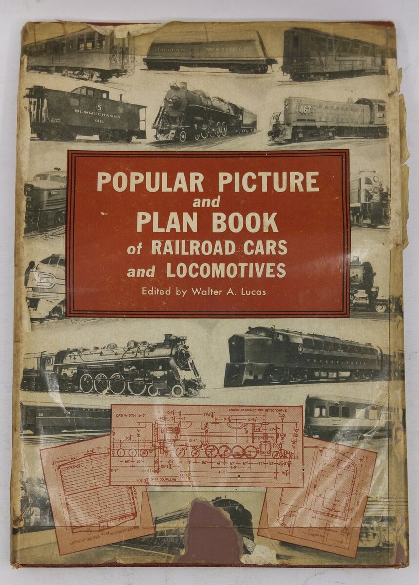 Popular Picture and Plan Book of Railroad Cars and Locomotives Hardcover