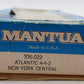 Mantua 339-022 HO Atlantic 4-4-2 NYC Locomotive Only #2980 VG/Box