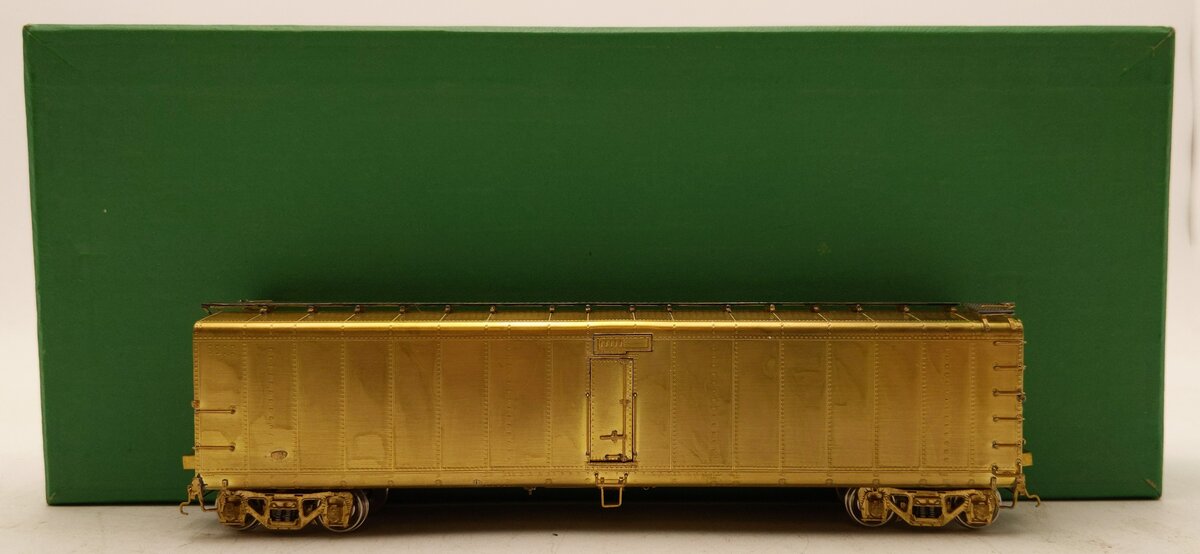 Overland 3055 BRASS HO HP Hood GPEX Pfaudler Milk Car w/Lighted Int-Unpainted EX/Box