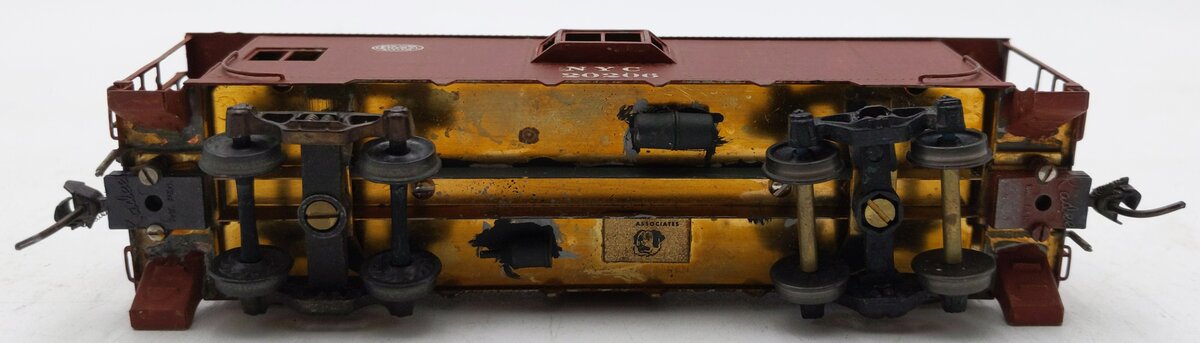 Lambert Caboose HO Scale BRASS NYC All-Steel Bay Window Caboose - Painted