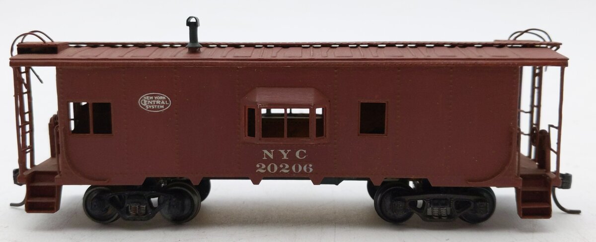 Lambert Caboose HO Scale BRASS NYC All-Steel Bay Window Caboose - Painted