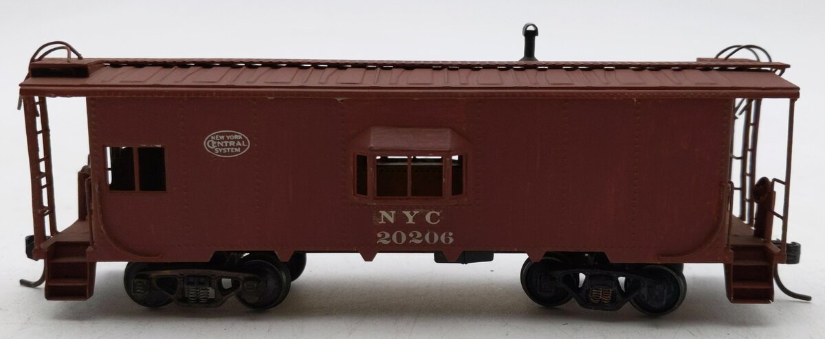 Lambert Caboose HO Scale BRASS NYC All-Steel Bay Window Caboose - Painted