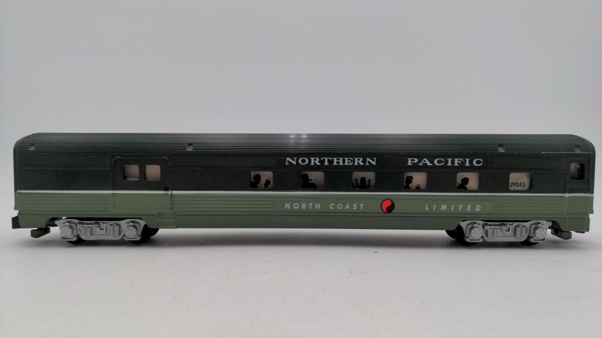 American Flyer 24843 Vintage S Northern Pacific Combine Passenger Car VG
