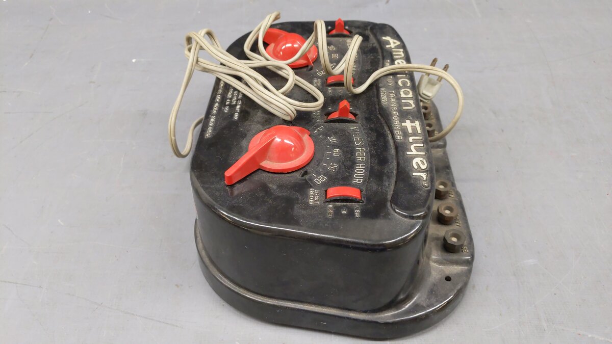 American Flyer 22090 Vintage S 350 Watt Dual Control Transformer VG