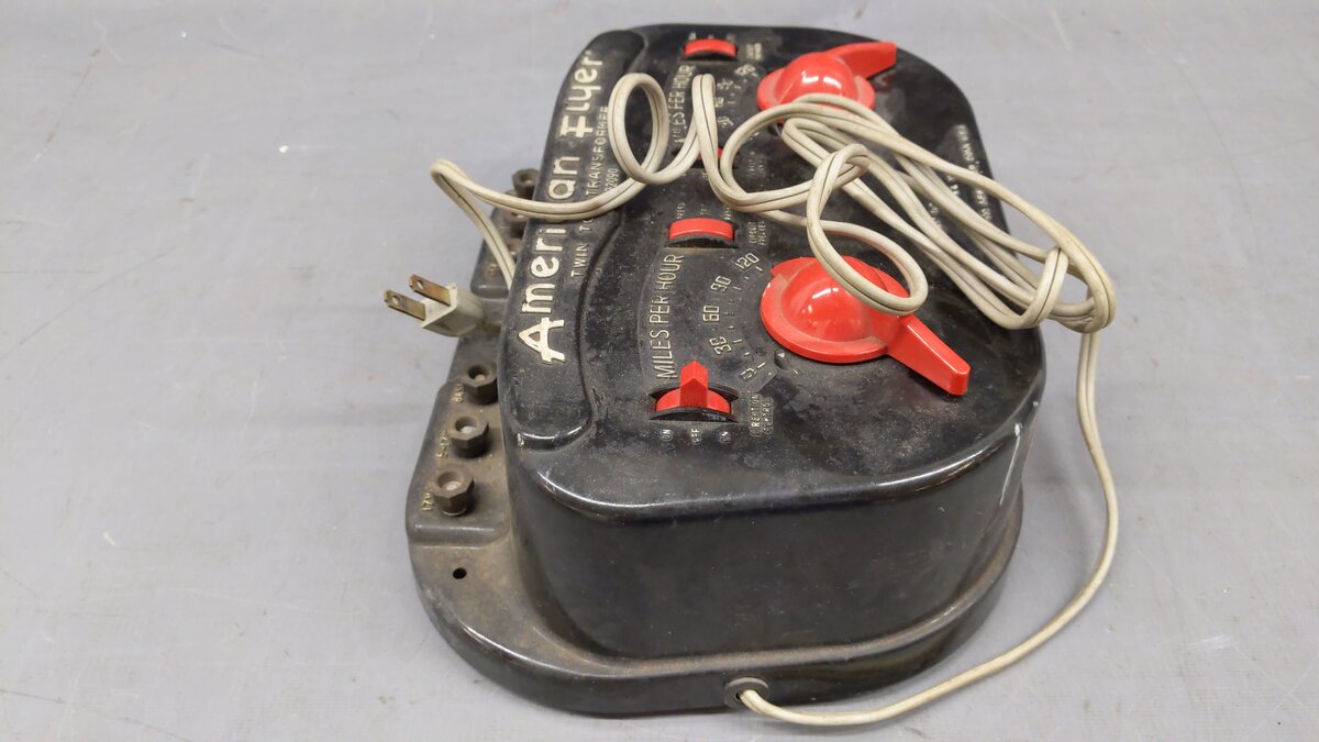 American Flyer 22090 Vintage S 350 Watt Dual Control Transformer VG