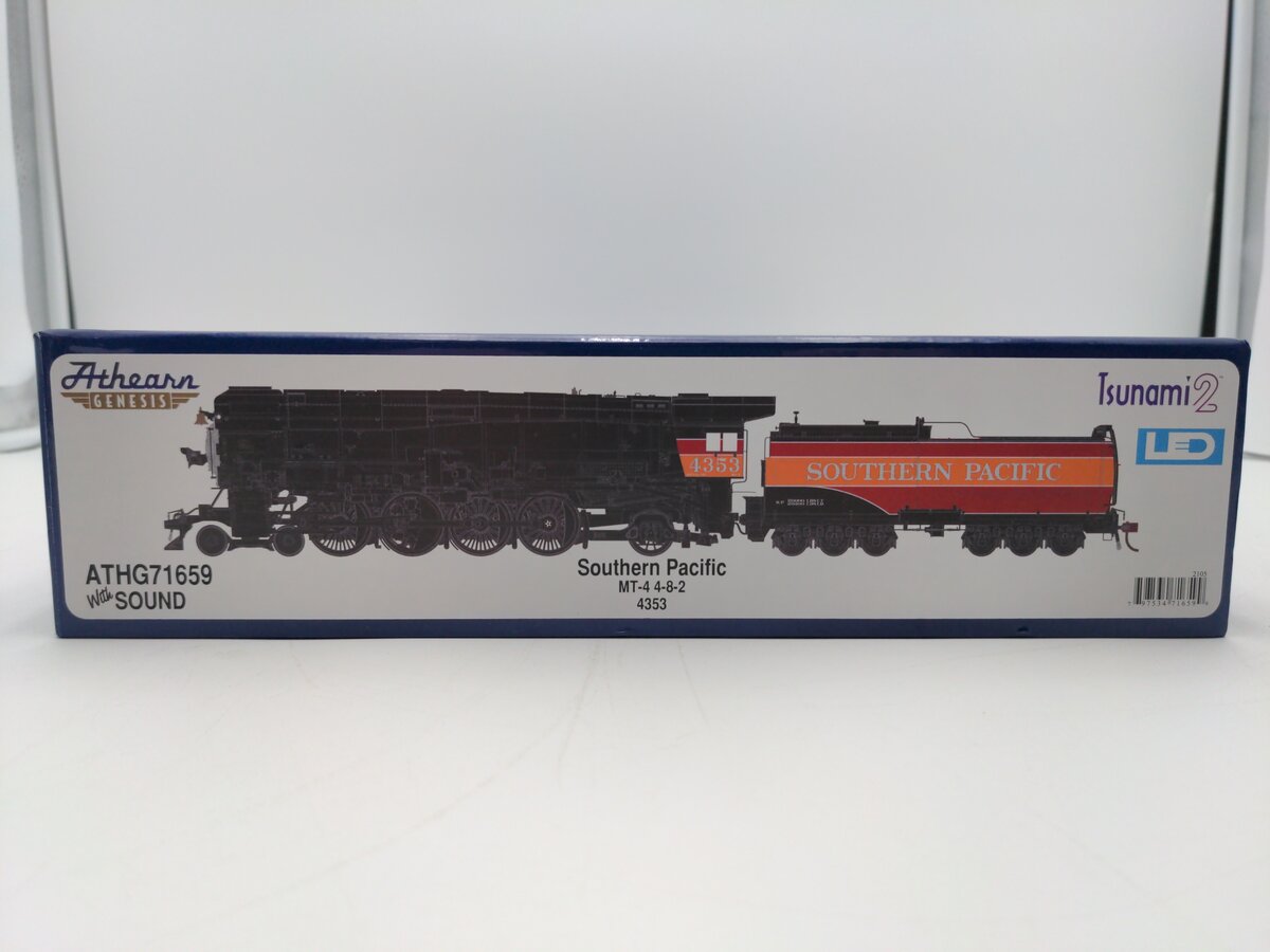 Athearn ATHG71659 HO Southern Pacific Steam Loco & Tender #4353 w/Sound EX/Box