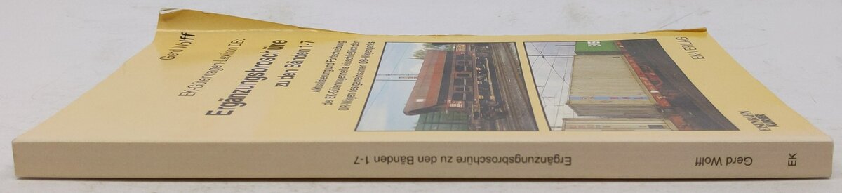 Ergänzungsbroschüre: zu den Banden 1-7 Paperback Book By Gerd Wolff VG