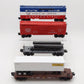 Lionel O Gauge Assorted Freight Cars: 6-17218, 6-16719, 6-16963, 64244 [4] VG