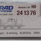Conrad 241376 HO Scale Berlin Railway Albizol Tank Car #591788 MT/Box