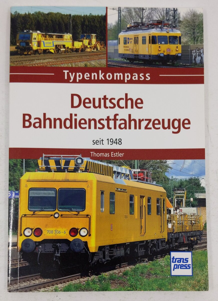 Deutsche Bahndienstfahrzeuge: seit 1948 Paperback Book By Thomas Estler EX