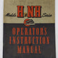 Models H & NH Series Bulletin No. 6304 Paperback Book