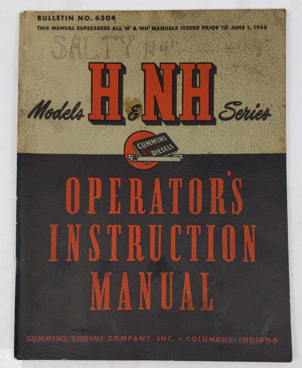Models H & NH Series Bulletin No. 6304 Paperback Book