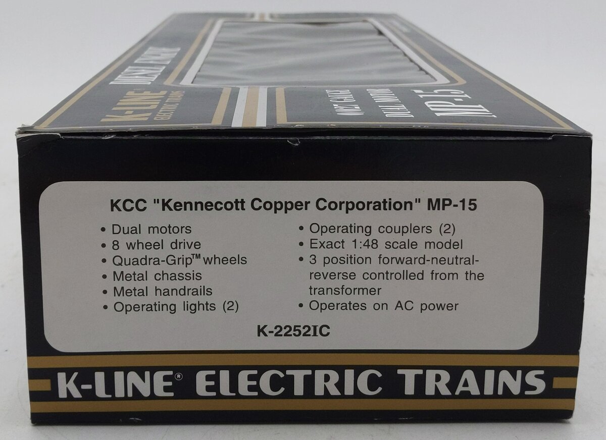 K-Line K-2252IC O Kennecott Copper Corporation MP-15 Diesel