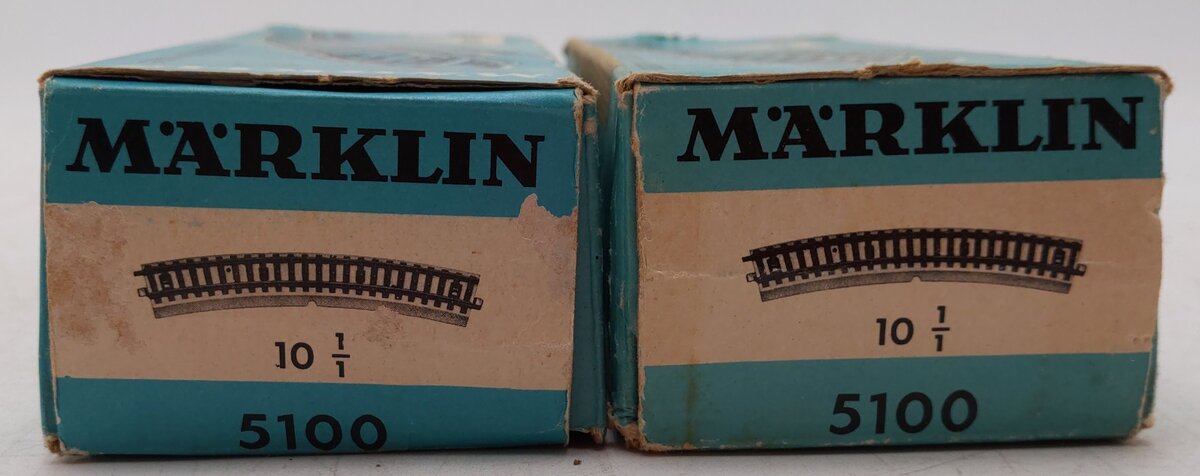 Marklin 5206 HO Scale Curved Track Sections (20) VG/Box