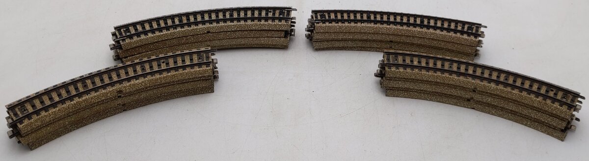 Marklin 5206 HO Scale Curved Track Sections (20) VG/Box