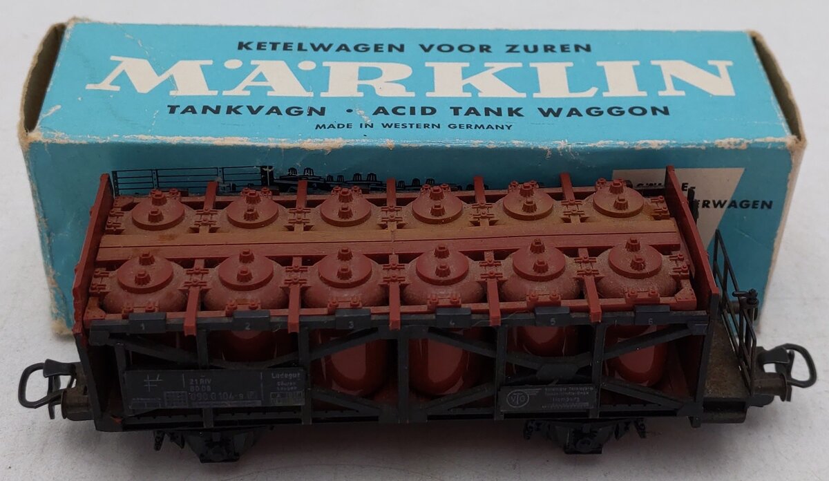Marklin 4657 HO Scale Acid Tank Car VG/Box