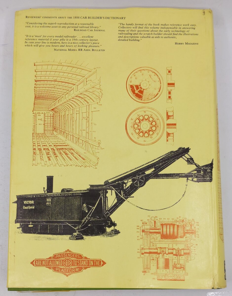 The Car Builder's Dictionary 1906 Hardcover Book By The Railroad Gazette