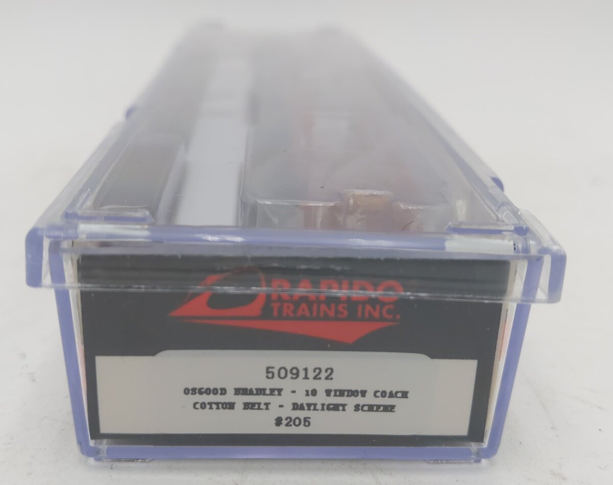 Rapido Trains 509122 N Cotton Belt Osgood-Bradley Lightweight Coach #205