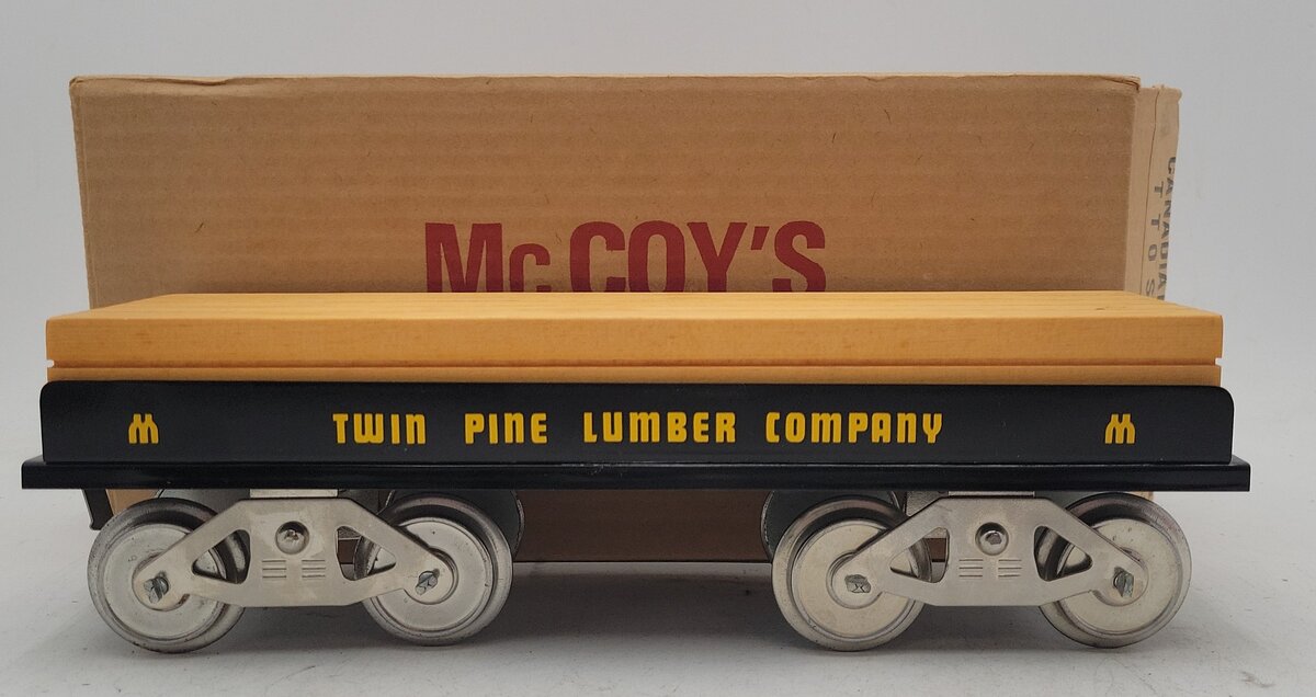 McCoy 251 Standard Gauge Twin Pine Lumber Company Lumber Car EX/Box
