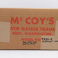 McCoy 256E Standard Gauge TPC Circus "Tiny and Boo" Animal Car EX/Box