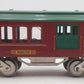 McCoy Standard Gauge  Mukilteo Baggage Passenger Car #3 VG