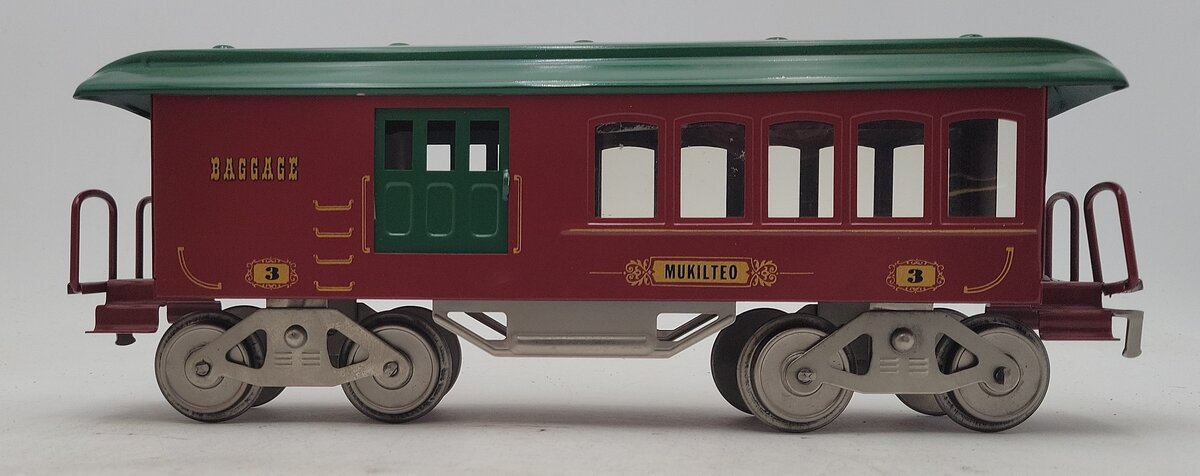 McCoy Standard Gauge  Mukilteo Baggage Passenger Car #3 EX