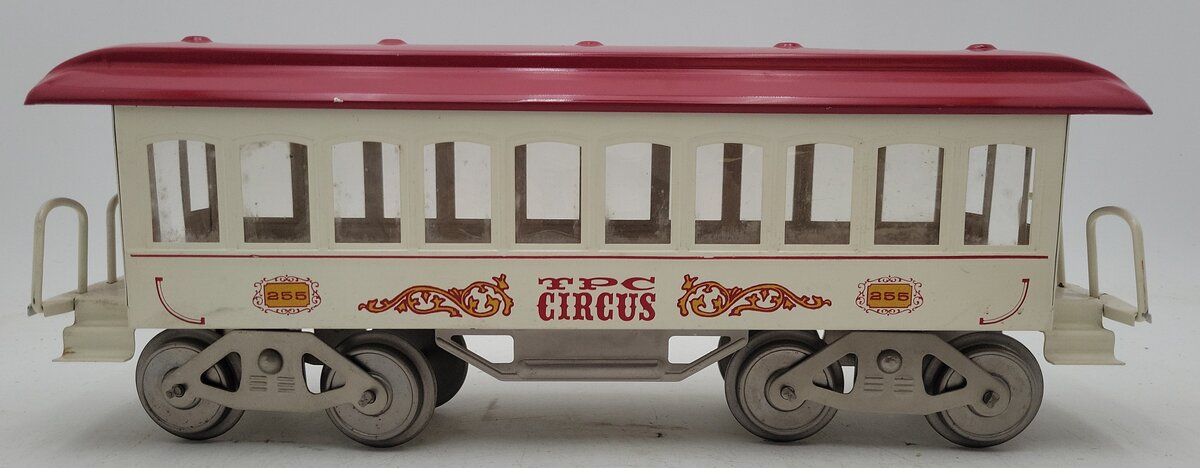 McCoy 255P Standard Gauge Circus Performer Car VG/Box