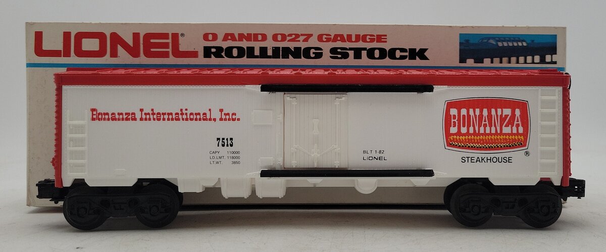 Lionel 6-7513 O Gauge Bonanza Refrigerator Car #7513 LN/Box