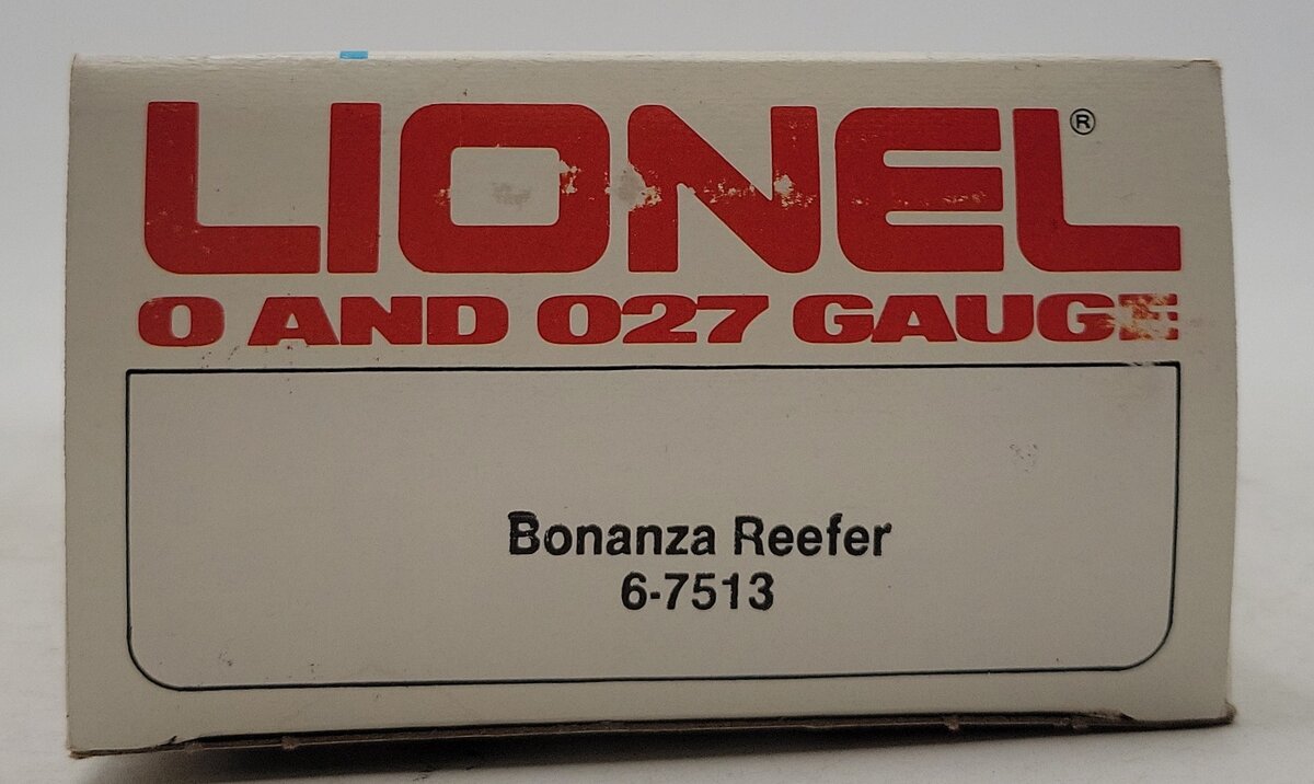 Lionel 6-7513 O Gauge Bonanza Refrigerator Car #7513 LN/Box