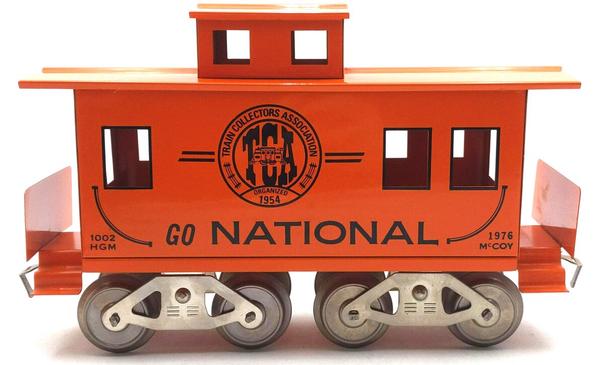 McCoy's 1002 Standard Gauge 1976 TCA National Convention Caboose EX/Box