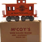 McCoy's 1002 Standard Gauge 1976 TCA National Convention Caboose EX/Box