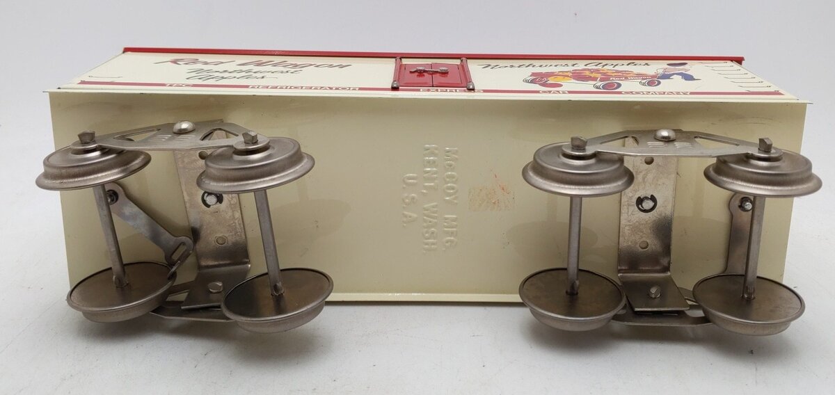McCoy 288 Standard Gauge Red Wagon NW Apples Reefer NIB