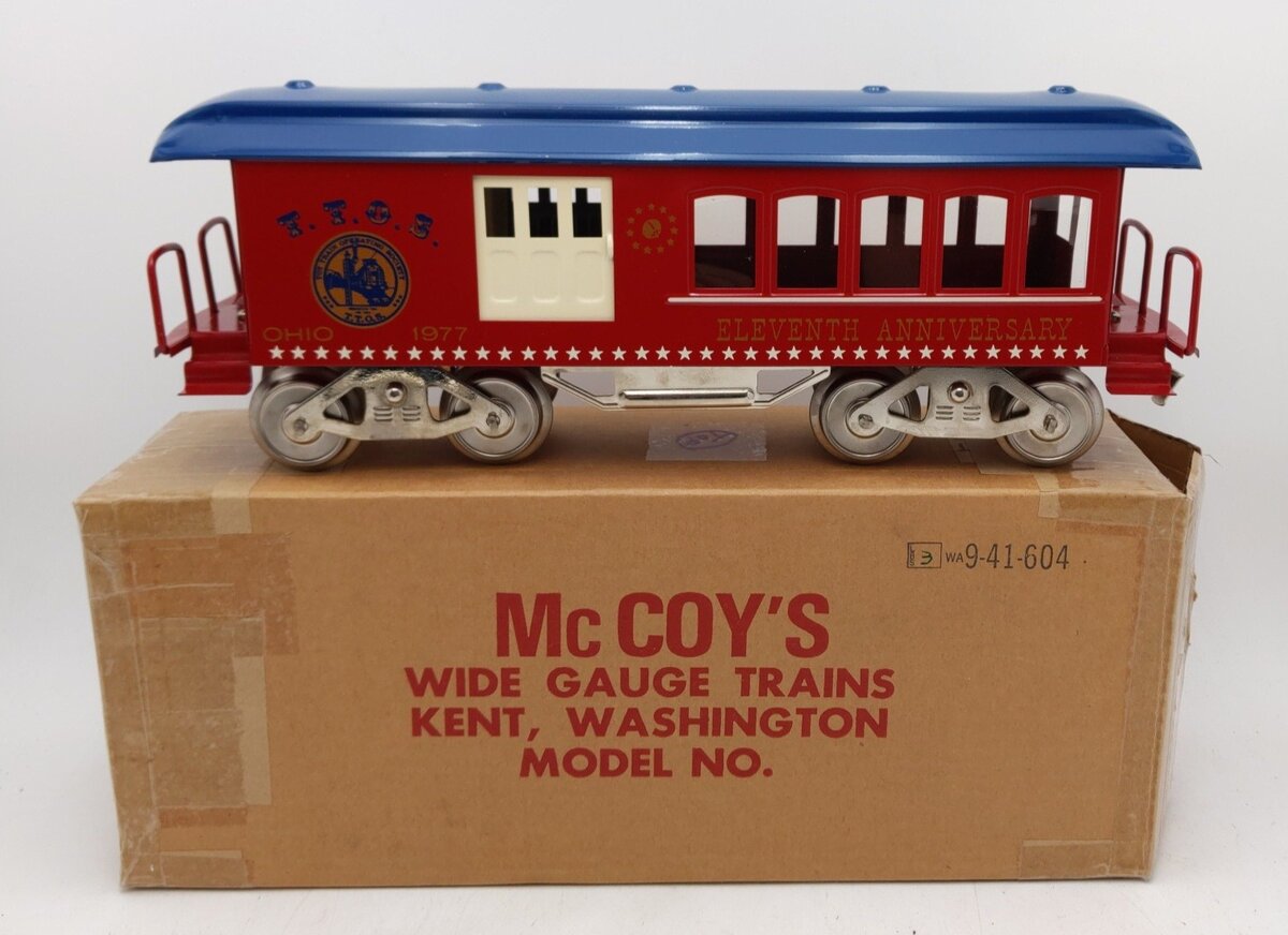McCoy 1977 Standard Gauge TCA Ohio Combo Car LN/Box