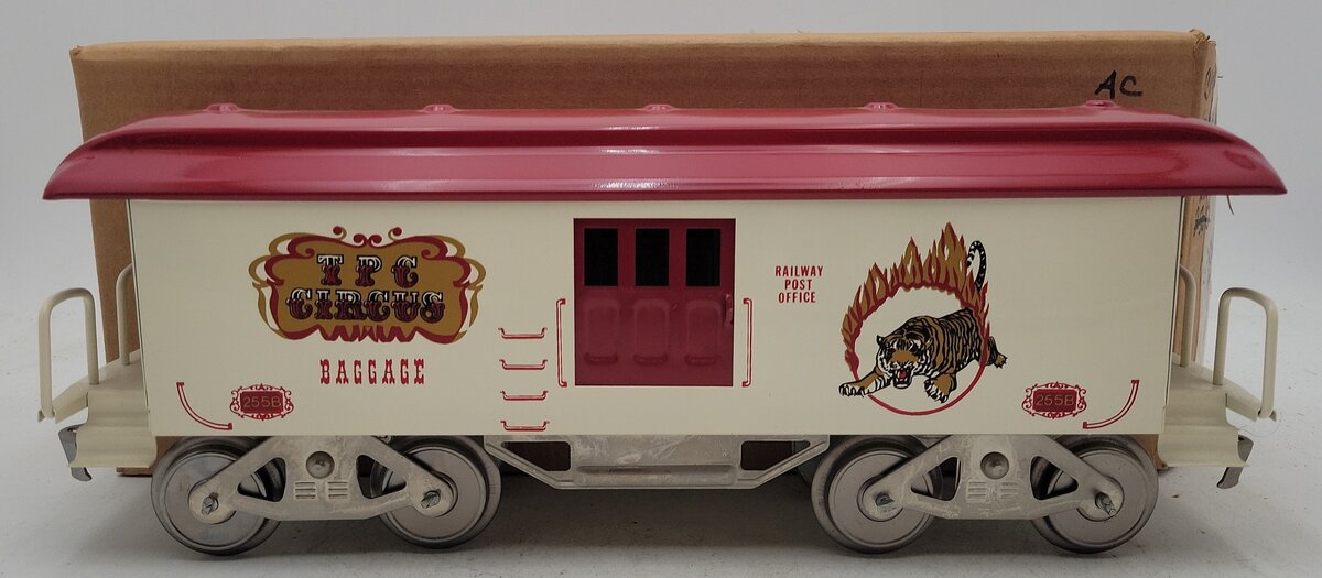 McCoy 255B Standard Gauge Circus Baggage Car EX/Box